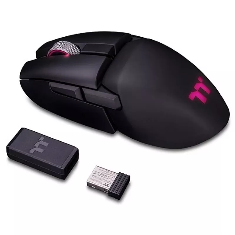 Thermaltake Argent M5 pele piemērota abām rokām RF bezvadu+Bluetooth+USB Type-A optiskā 16000 DPI (GMO-TMF-HYOOBK-01)