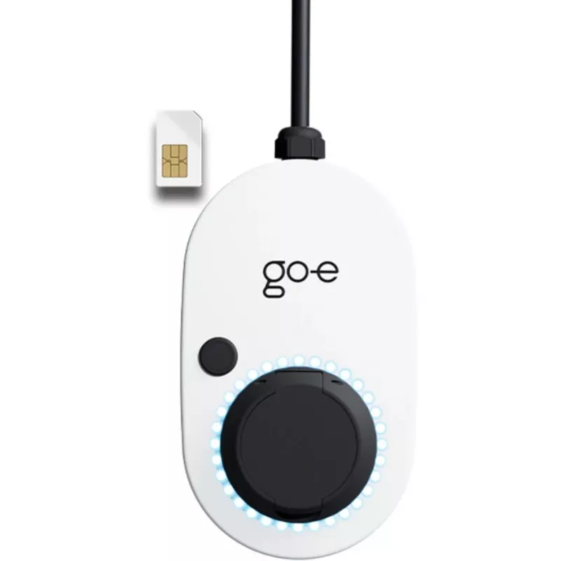 Lādētājs Gemini 2.0, 11 kW (16A 3-fāžu), Wallbox balts/melns, bez kabeļa, 4G/LTE