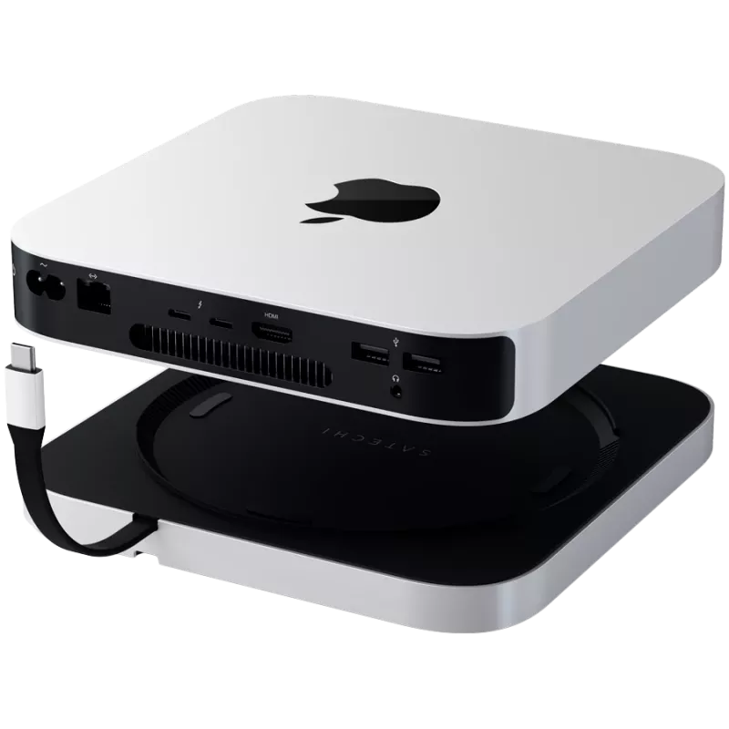 Klēpjdatoru dokstacija Satechi ST-GMMSHS vadu USB 3.2 Gen 2 Type-C balta