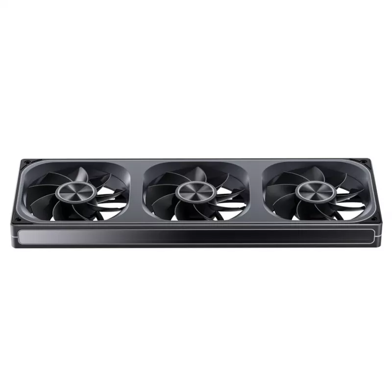 Jonsbo ZA-360 ventilators ar apgrieztām lāpstiņām, 360 mm, PWM, ARGB, melns