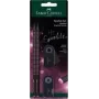 Grafīta zīmulis Faber-Castell 118296 B Melna Roze 2 gab.