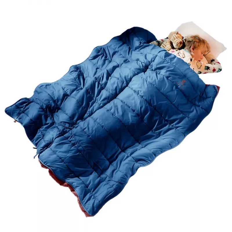 Deuter bērnu guļammaiss Starlight SQ (130-170 cm) - nightblue/redwood