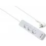Pagarinātājs helos ADVANCED 3-ligzdu ar USB lādētāju, balts, 1,5 m kabelis