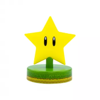 Galda lampa Paladone Super Mario Super Star Icon Light — dekoratīva LED naktslampiņa