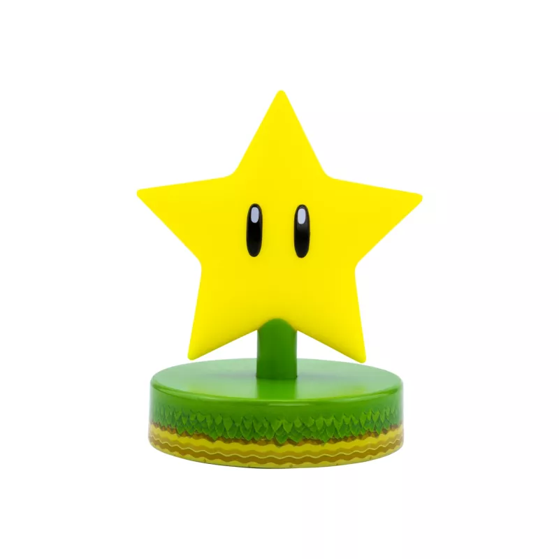 Galda lampa Paladone Super Mario Super Star Icon Light — dekoratīva LED naktslampiņa
