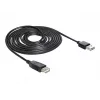 USB kabelis DeLOCK EASY-USB 2.0-A 5m melns
