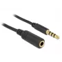 Audio kabelis DeLOCK 84668 3m 3.5mm melns