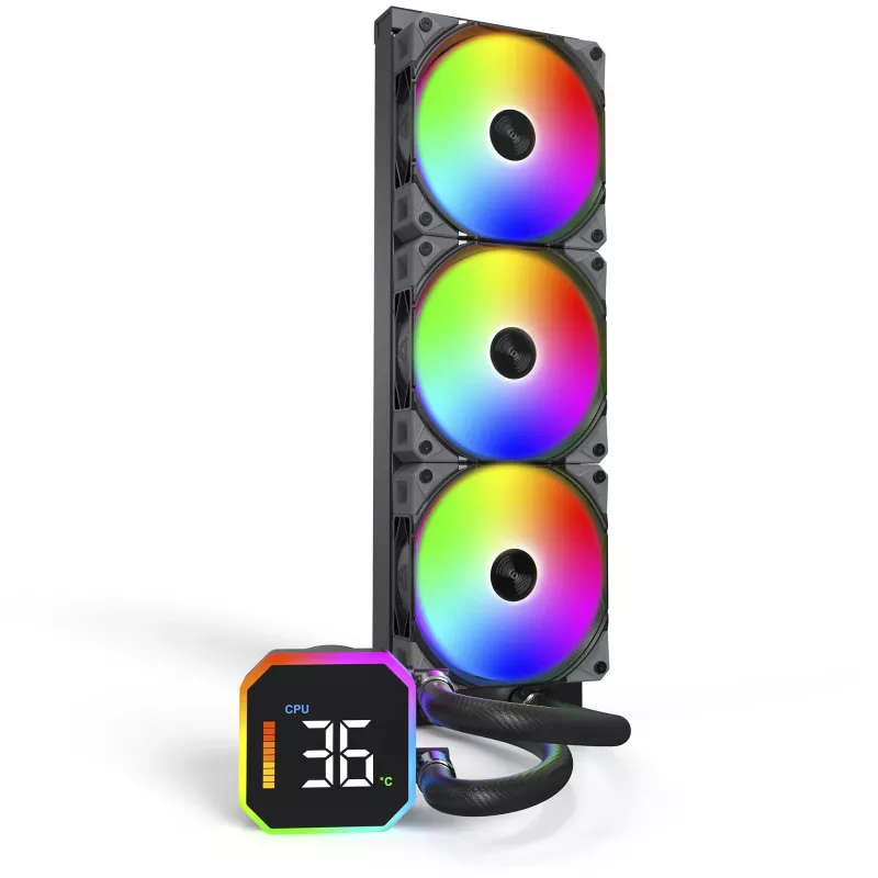 CPU COOLER MULTI SOCKET Melns/HYPERFLOW DIGITAL 360 MONTECH