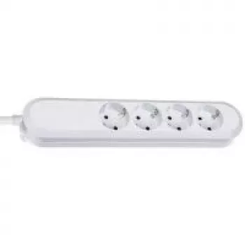 Strāvas pagarinātājs Bachmann SMARTLINE 1,5m 4 maiņstrāvas ligzdas iekštelpām Balts