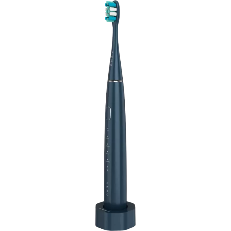 Bezvadu zobu birste, tumši zila, 3 birstes galviņas, 1400mAh, funkcijas: mīksta, tīrīšana, masāža, balināšana, slaucīšana
