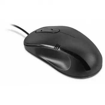 Inter-Tech M-3026 USB optiskā 1000DPI pele, piemērota abām rokām, melna (88884083)