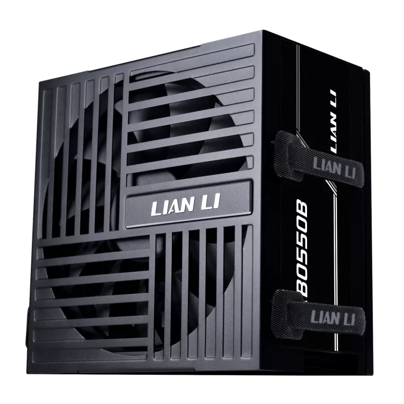 Barošanas bloks Lian Li RB0550B.B 550 W, 24-pin ATX, 80 PLUS Bronze, 135 mm ventilators, melns