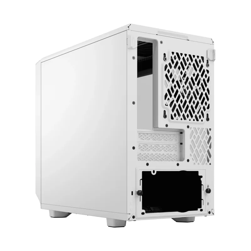 Fractal Design Meshify 2 Nano - Mini-ITX tornis (rūdīts stikls) - bez barošanas bloka (ATX) - balta - USB/audio (FD-C-MES2N-02)
