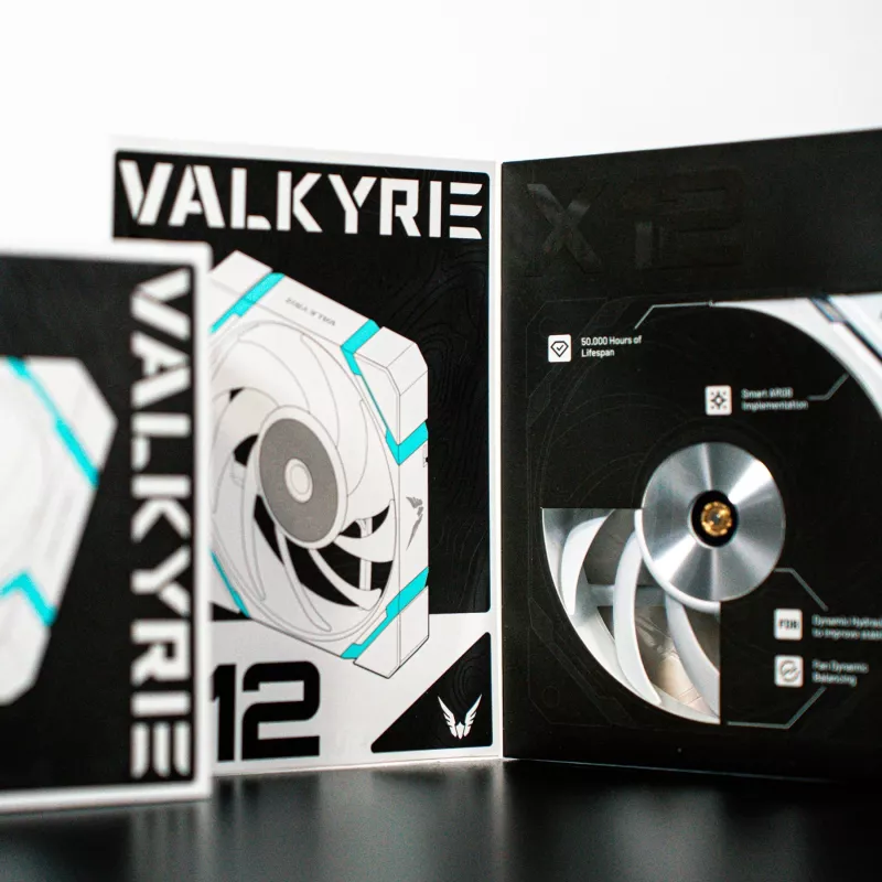 VALKYRIE X12R ARGB 120mm Reverse Blade Case Fan Balts
