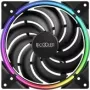 140 mm RGB korpusa ventilators PCCOOLER CORONA-MAX-RGB 1000–2000 apgr./min