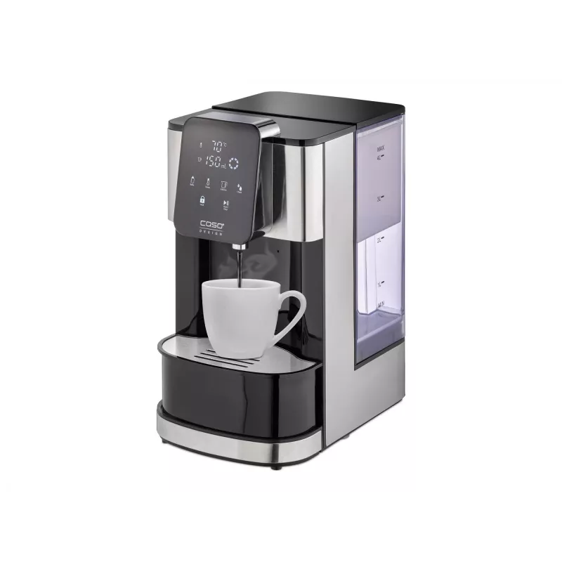 Elektriskā tējkanna Caso Turbo Hot Water Dispenser HW 1660 — 4 L, 2600 W, melna/nerūsējošais tērauds
