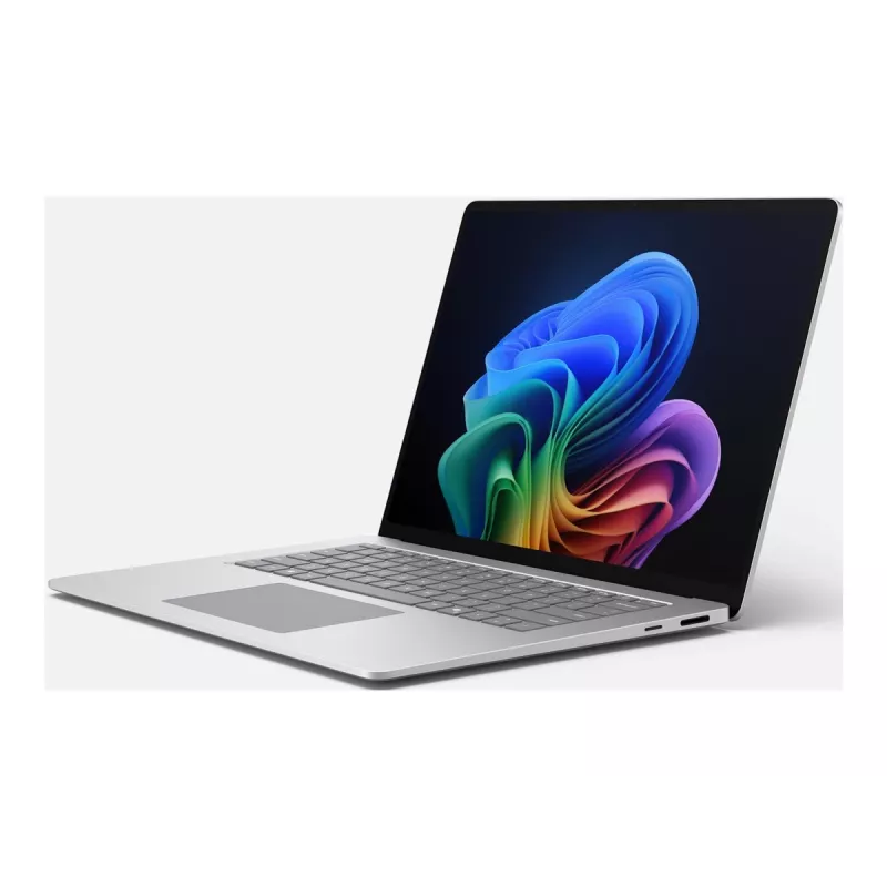 Laptop Microsoft Surface Laptop 7 Copilot+ PC Intel Core Ultra 7 266V, 15 collu (38,1 cm) skārienekrāns, 16 GB LPDDR5x, 256 GB SSD, Windows 11 Pro, Platinum
