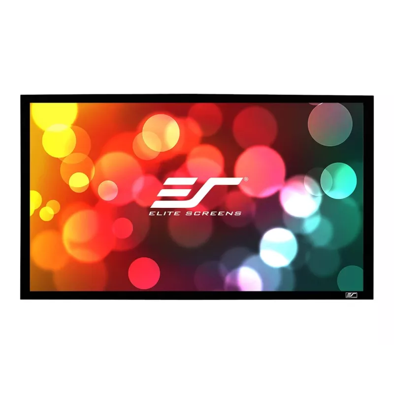 Elite Screens | SableFrame Series | ER100WH1 | Diagonāle 100 collas | 16:9 | Redzams ekrāna platums (W) 221 cm | Melns