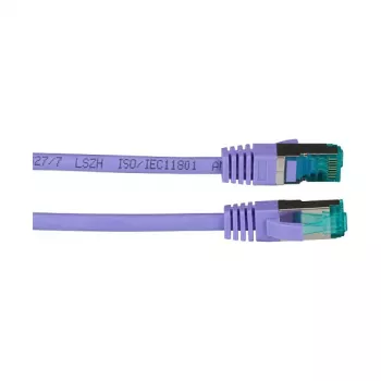 EFB-Elektronik RJ45 komutācijas kabelis Cat.6A S/FTP LSZH violets 0,5m Ražotājs: EFB Elektronik (MK6001.0,5VI)