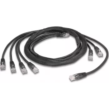 DeLOCK tīkla kabelis Melns 5 m Cat5e U/UTP 90121