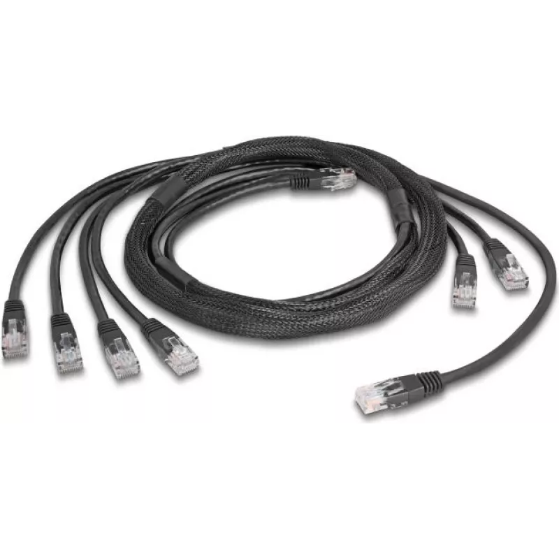 DeLOCK tīkla kabelis Melns 5 m Cat5e U/UTP 90121
