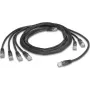 DeLOCK tīkla kabelis Melns 5 m Cat5e U/UTP 90121