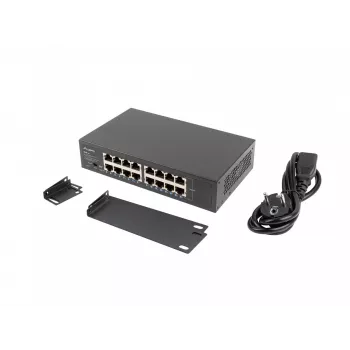 Lanberg Switch RSGE-16 Rack 10/19 (16-portu 1Gb)