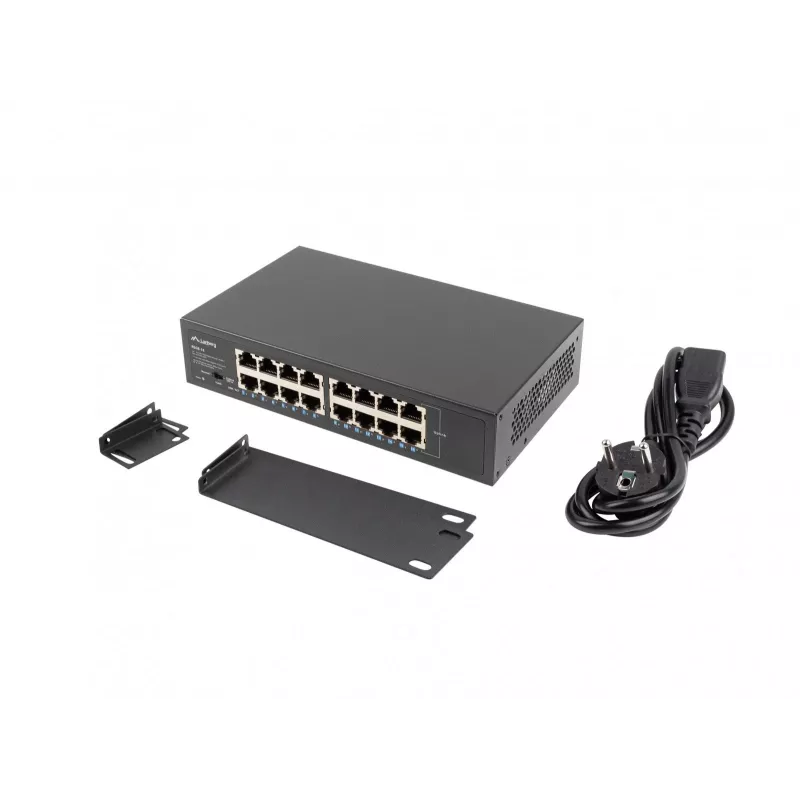 Lanberg Switch RSGE-16 Rack 10/19 (16-portu 1Gb)