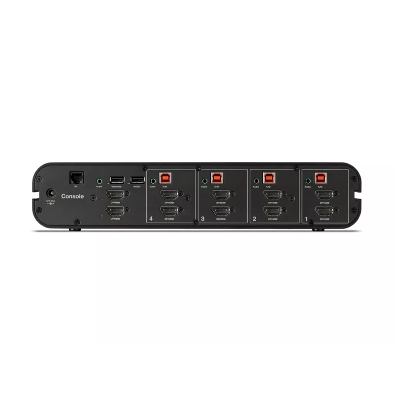 KVM slēdzis Belkin F1DN204KVM-UNN4 HDMI 4K USB, montāža statnē