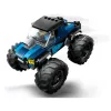 Konstrukciju rotaļlieta LEGO City 60402 Zilais monstru kravas auto ar lielām riepām, 148 detaļas, 1 minifigūra, vecumam 5+
