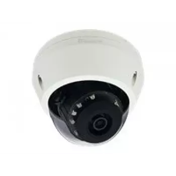 LevelOne HUBBLE Fiksēta kupola IP tīkla kamera, H.265, 5 megapikseļi, 802.3af PoE, IR gaismas diodes, iekštelpu/āra, vandalizturīga