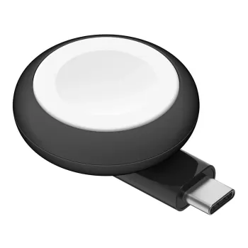Belkin BoostCharge pārnēsājams USB-C Apple Watch lādētājs, melns (WIZ022glBK-B1)