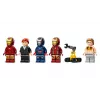 LEGO rotaļu komplekts Marvel Iron Man's Laboratory Hall of Armor 76315 — 384 detaļas, 5 minifigūriņas, izstādīšanas zona