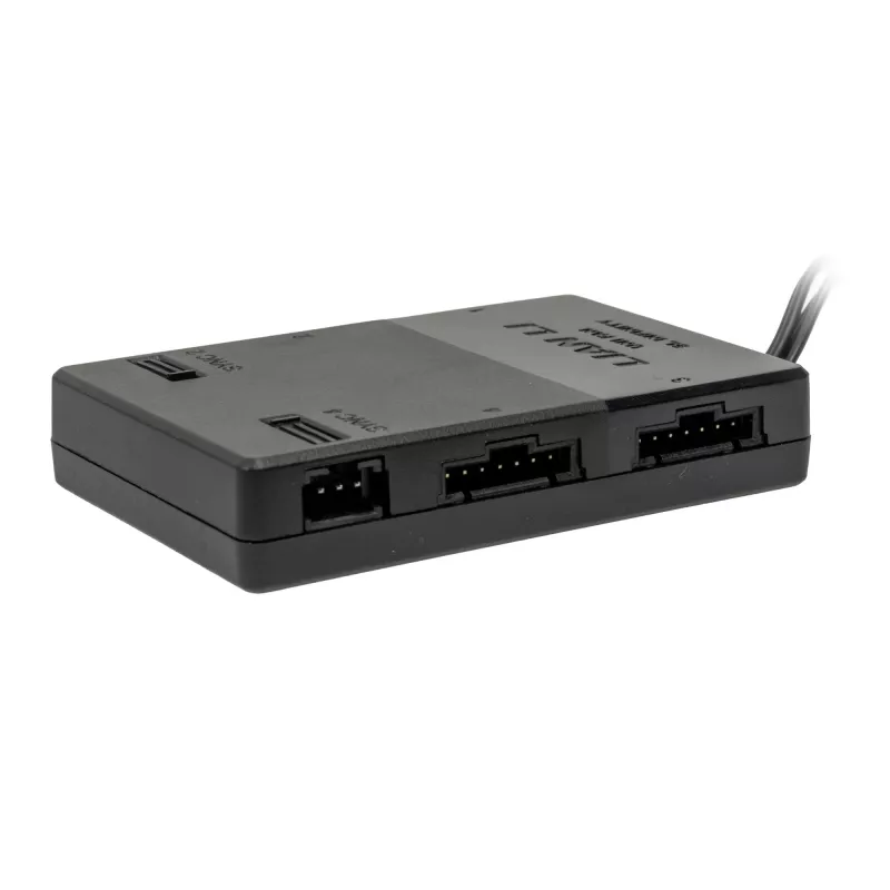 lian li kontrolieris UNI HUB SL-INF 12SLIN-CONT3W balts — RGB ventilatoru un LED sloksņu centrs