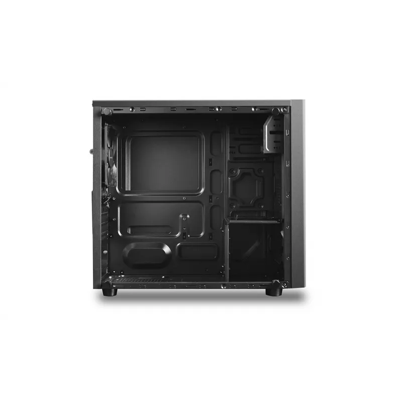 PC korpuss DeepCool Matrexx 30 Mini Tower — Micro ATX, rūdīts stikls, 3x3.5 collu / 2x2.5 collu sloti, GPU līdz 25 cm