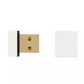 Qoltec - Tīkla adapteris - USB 2.0 - 802.11b/g/n - Balts