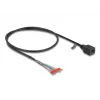 tīkla kabelis DeLOCK 88005 RJ45 Cat.5e 0.5m Melns