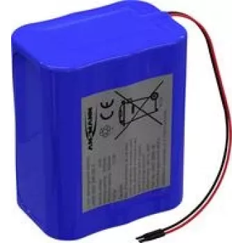 Ansmann 3S2P akumulatoru bloks 6x 18650 ar kabeli Li-Ion 10.8V 6700mAh 10.8 V 6700 (2447-3050-40)