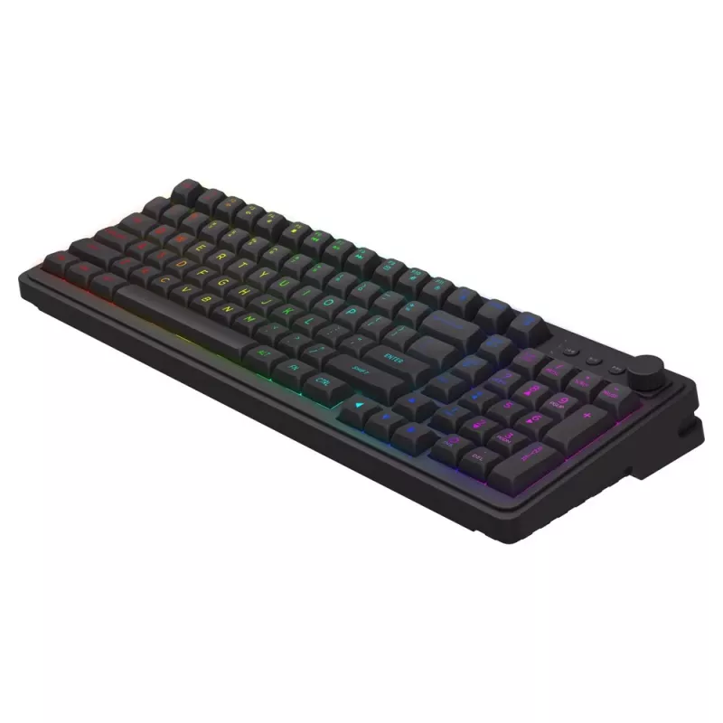 Savio Galaxis Gaming USB tastatūra QWERTY US English Melna