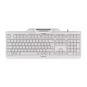 CHERRY KC 1000 SC tastatūra, USB, Šveices, pelēka