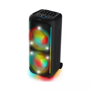 Pārnēsājams ballīšu skaļrunis Philips TAX5000E/10 2 joslu, 100 W RMS, Bluetooth, 20–20000 Hz, 4 Ω, melns