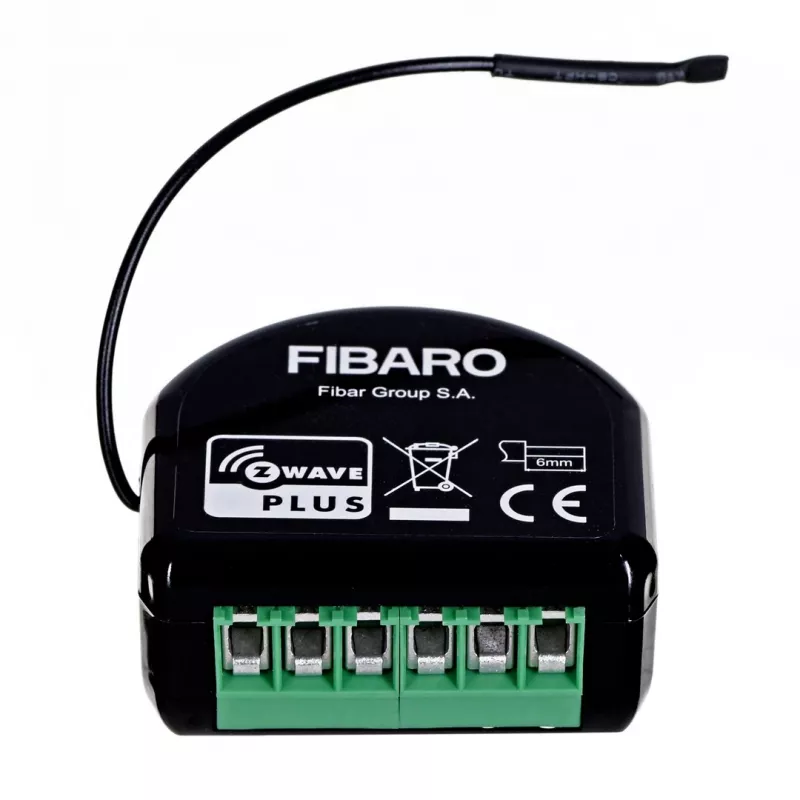 Fibaro Dimmer 2 FGD-212 Z-Wave gaismas regulēšanas modulis, melns