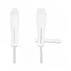 DeLOCK aizsargvāciņu komplekts USB Type-C vīrišķajam savienotājam un Apple Lightning vīrišķajam savienotājam, 2 gab., balts