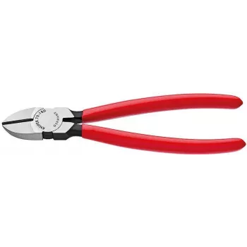 Knipex diagonālās grieznes l.140mm galva pulēta plastmasas pārklājums