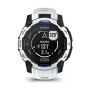 Viedpulkstenis GARMIN Instinct 2 45 mm, MIP 0,9 collas (176×176), GPS, saules enerģija, silikona siksniņa zila/balta