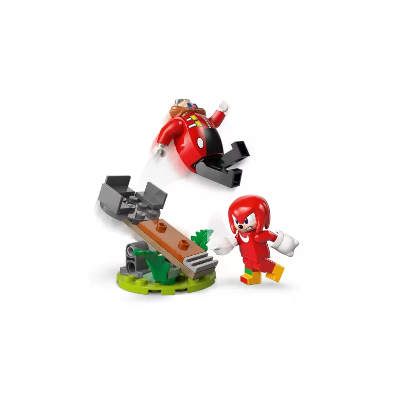 LEGO konstruktora komplekts Sonic the Hedgehog 77005 Knuckles vs Dr Eggman Egg Crusher Mech, 350 gab., vecums 8+