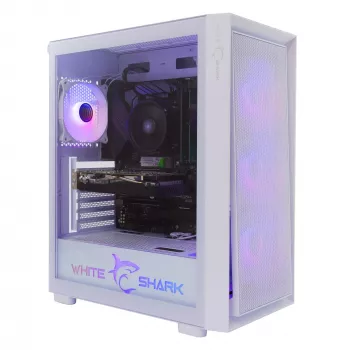Datora korpuss White Shark GCC-2401 Warhead-3 ATX balts