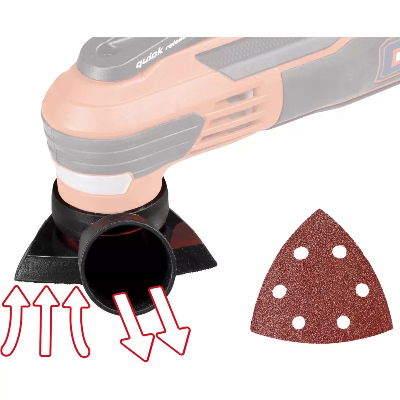 Multi-tool Einhell TE-MG 350 EQ 350 W Melns/Sarkans Svārstību leņķis 3°