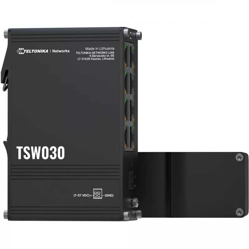 Teltonika TSW, nepārvaldīts 8 portu rūpnieciskais Ethernet slēdzis