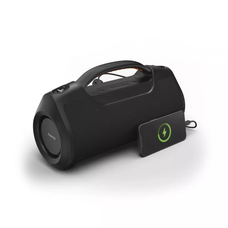 Soundbar HAMA Soundbarrel 2.0 Melns Bluetooth wireless — kompakts 2.0 kanālu